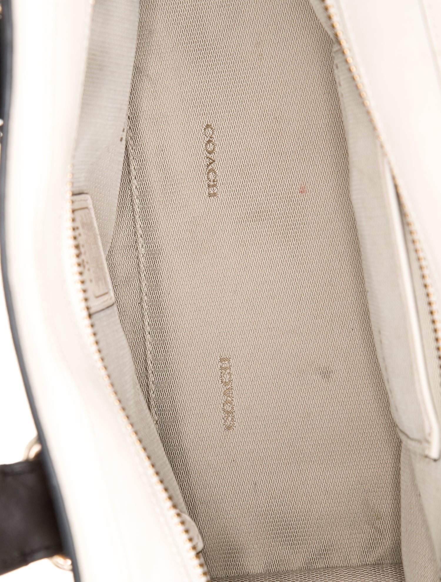 Coach Leather Top Handle Bag